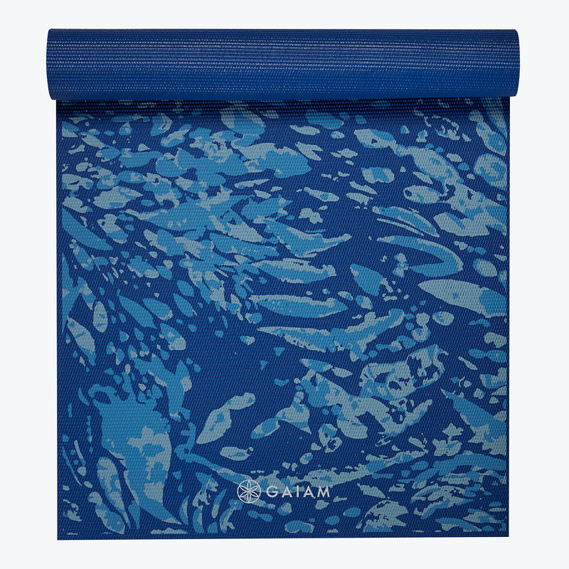 Premium Coastal Blue Yoga Mat (6mm)