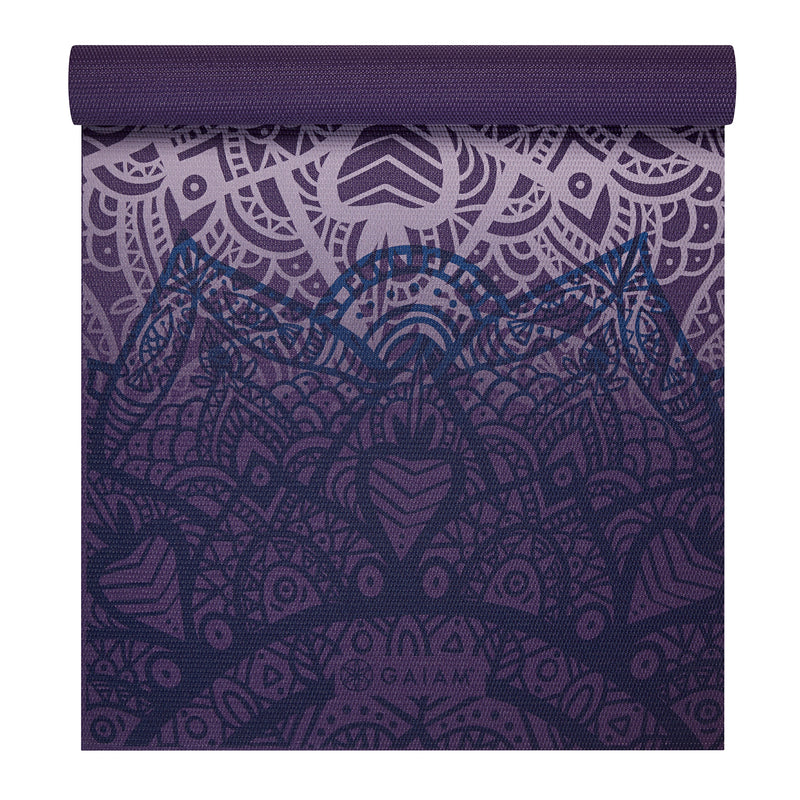 Classic Yoga Mat (4mm) - Purple Lattice