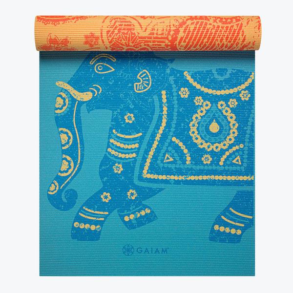 Reversible Elephant Yoga Mat (6mm)